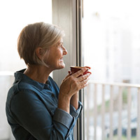 Woman Drinking Coffee